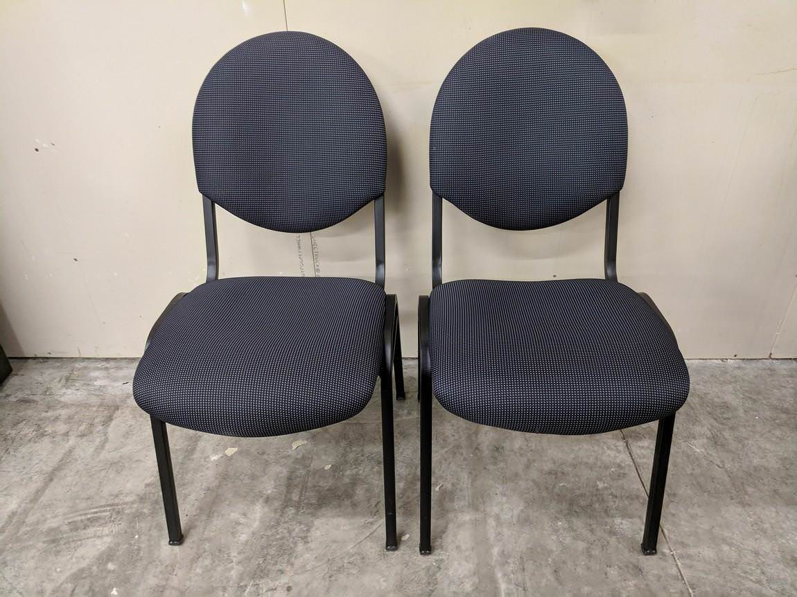Black Stacking Guest Chairs