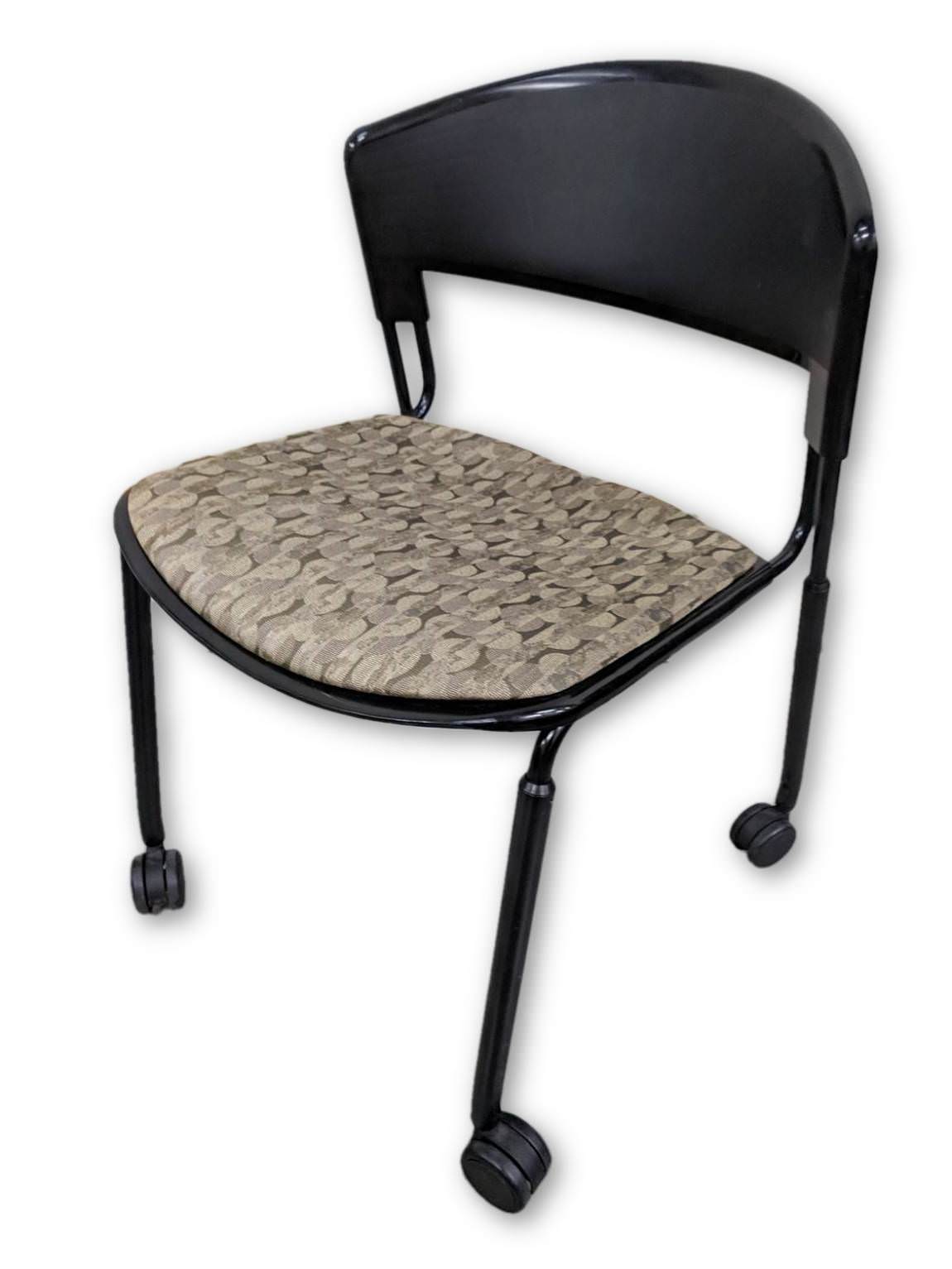 Vecta Green Rolling Stacking Guest Chairs