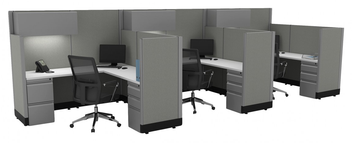 3 Person Cubicle