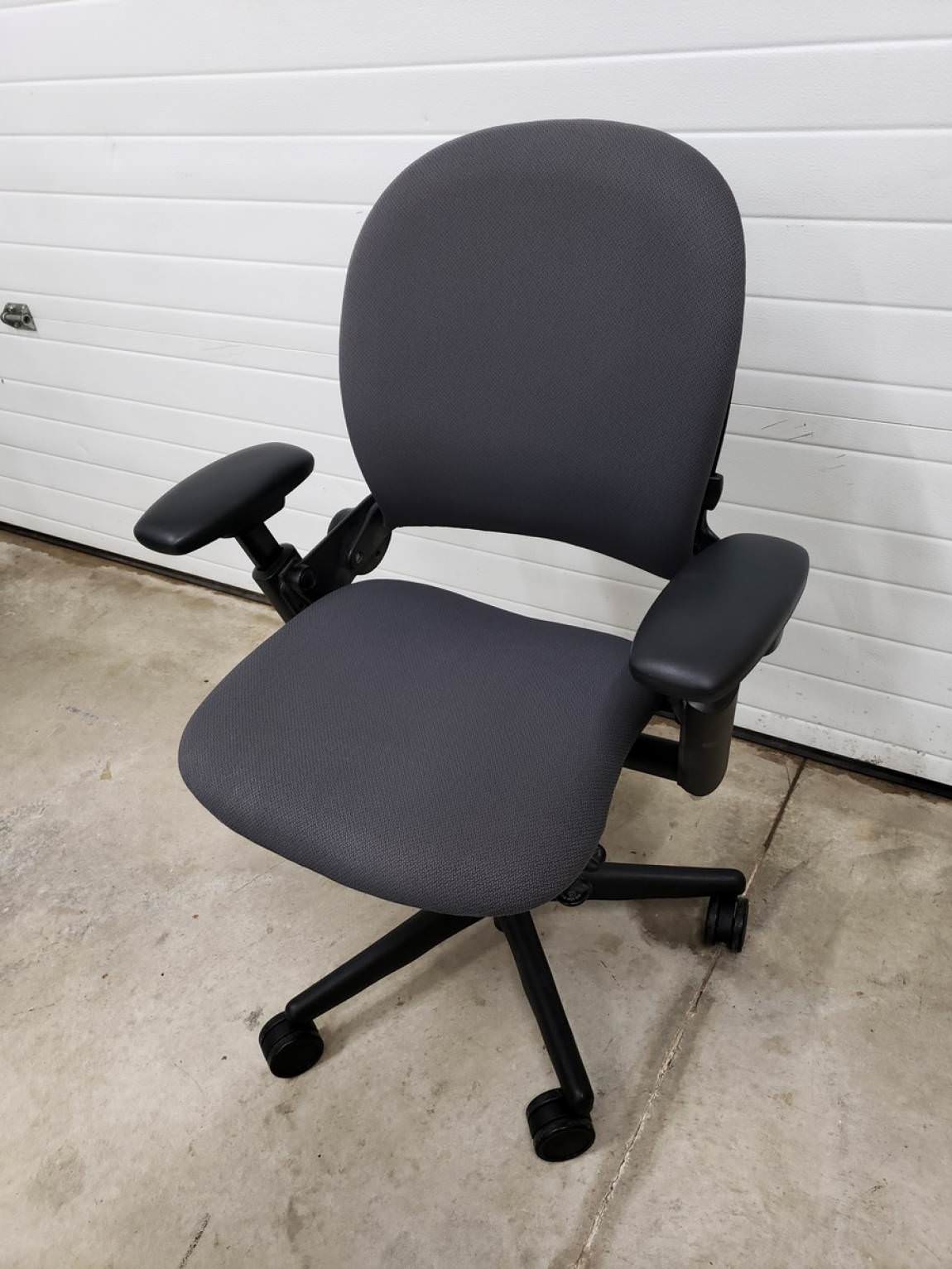 Steelcase Leap Gray Rolling Office Chairs