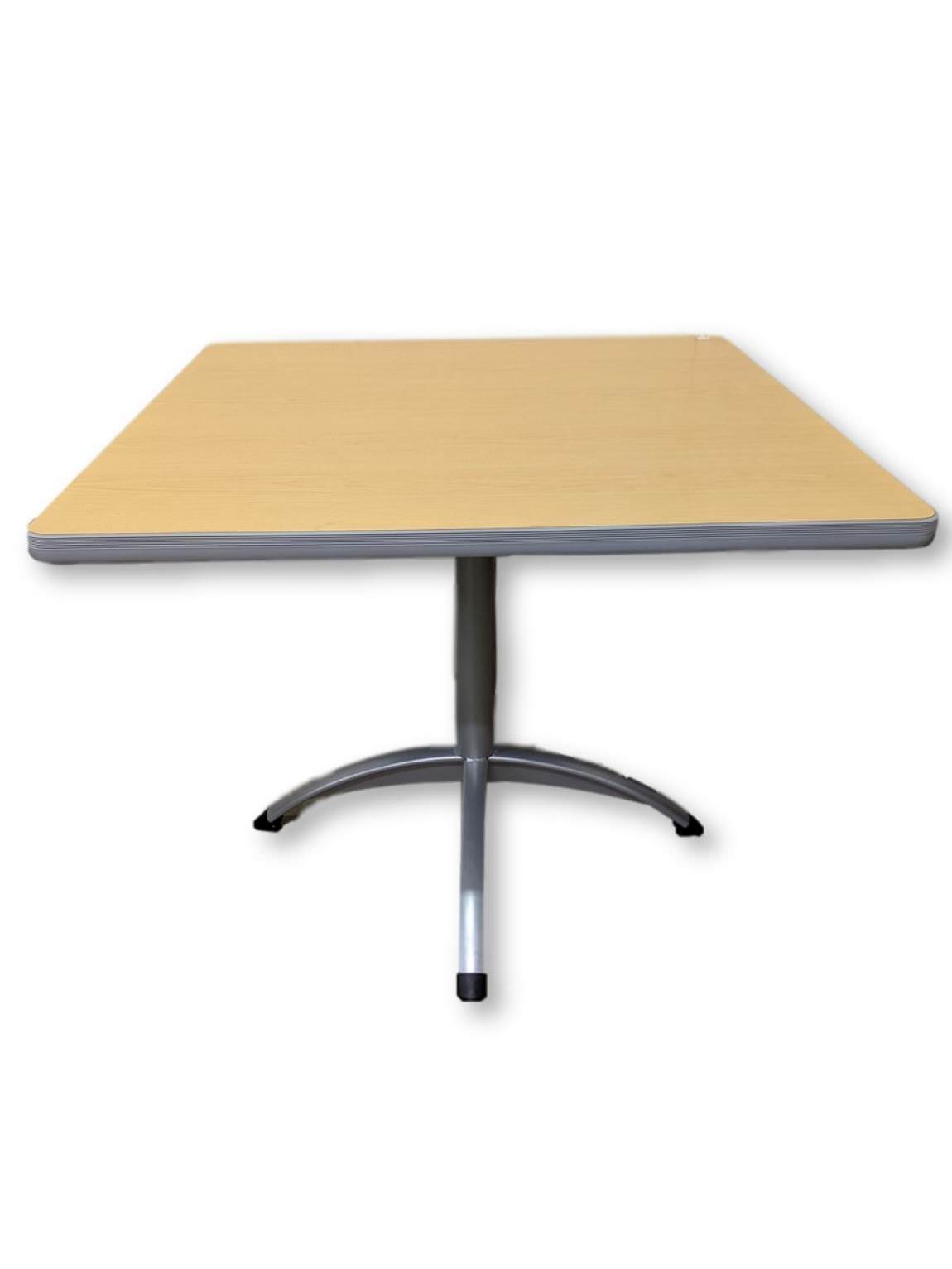 Oak Laminate Square Table – 36x36