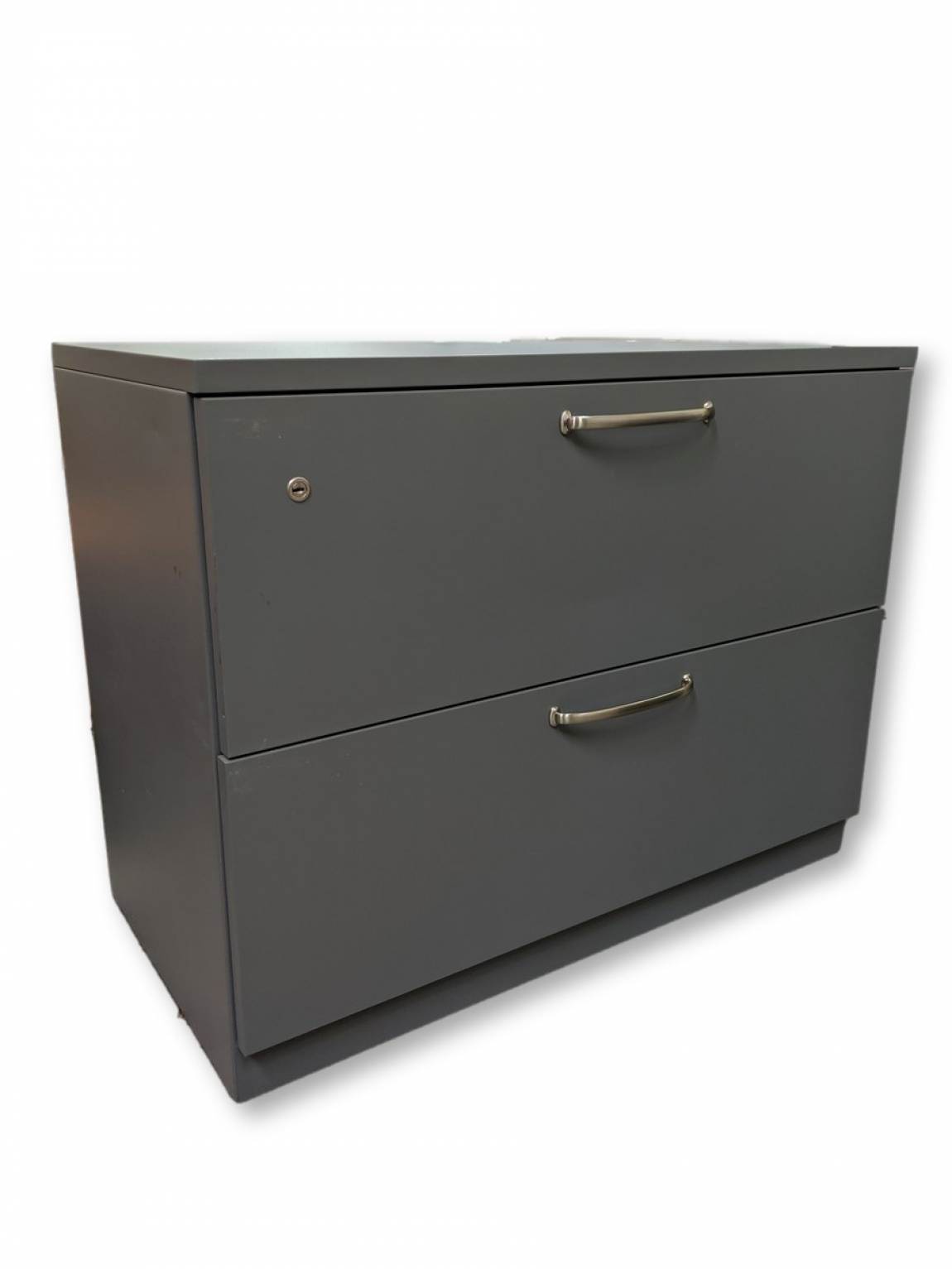 Steelcase Gray 2 Drawer Lateral Filling Cabinet – 36 Inch Wide