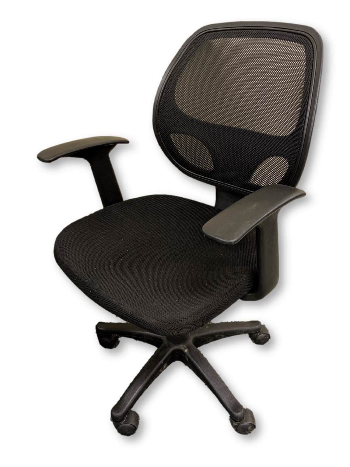 Black Mesh Back Rolling Office Chairs 