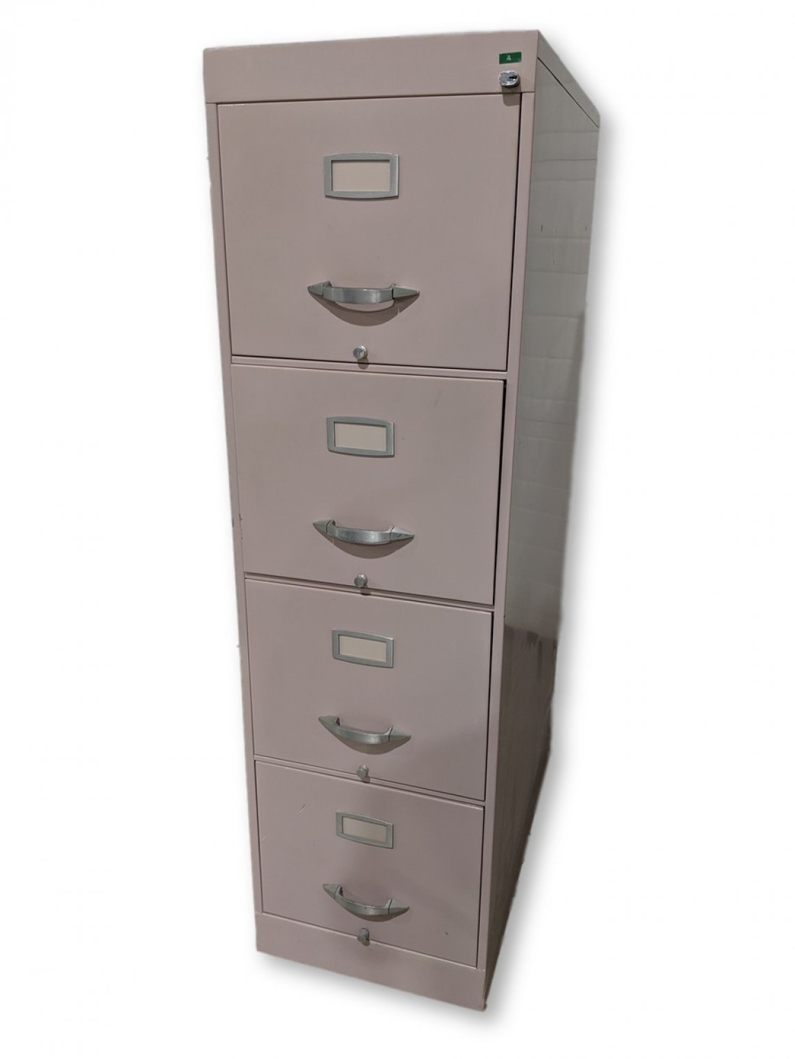 Pink 4 Drawer Vertical File Cabinet