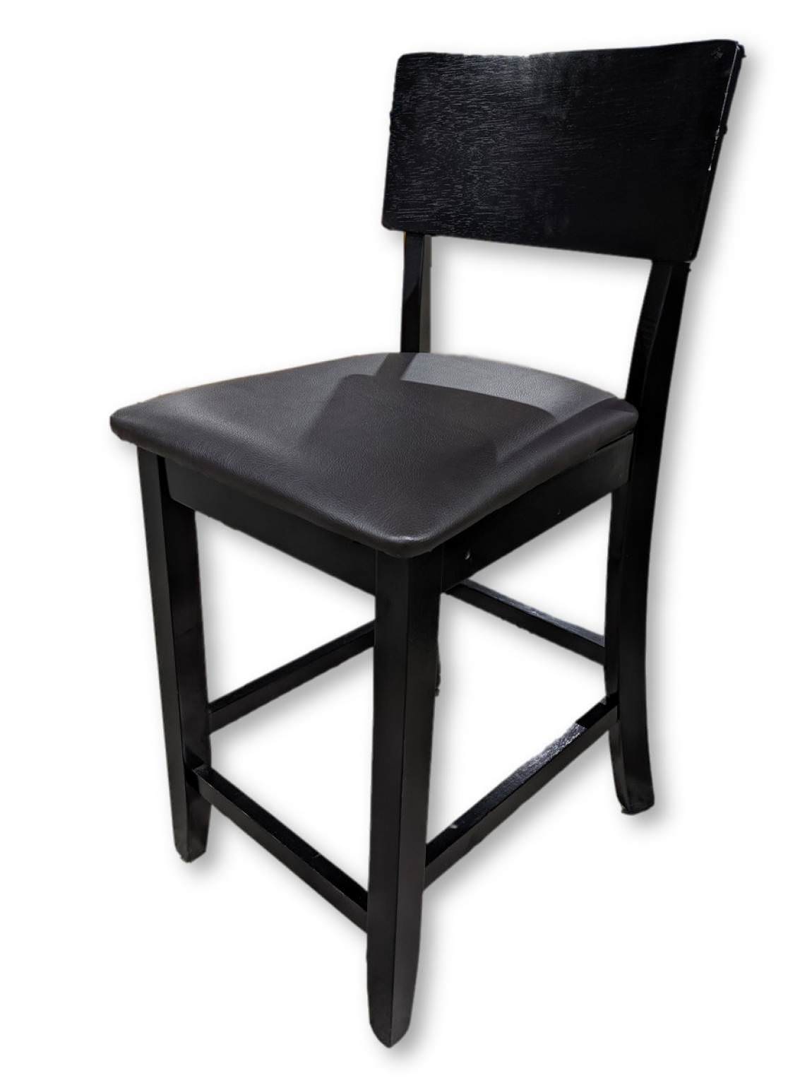 Black Solid Wood Guest Chairs