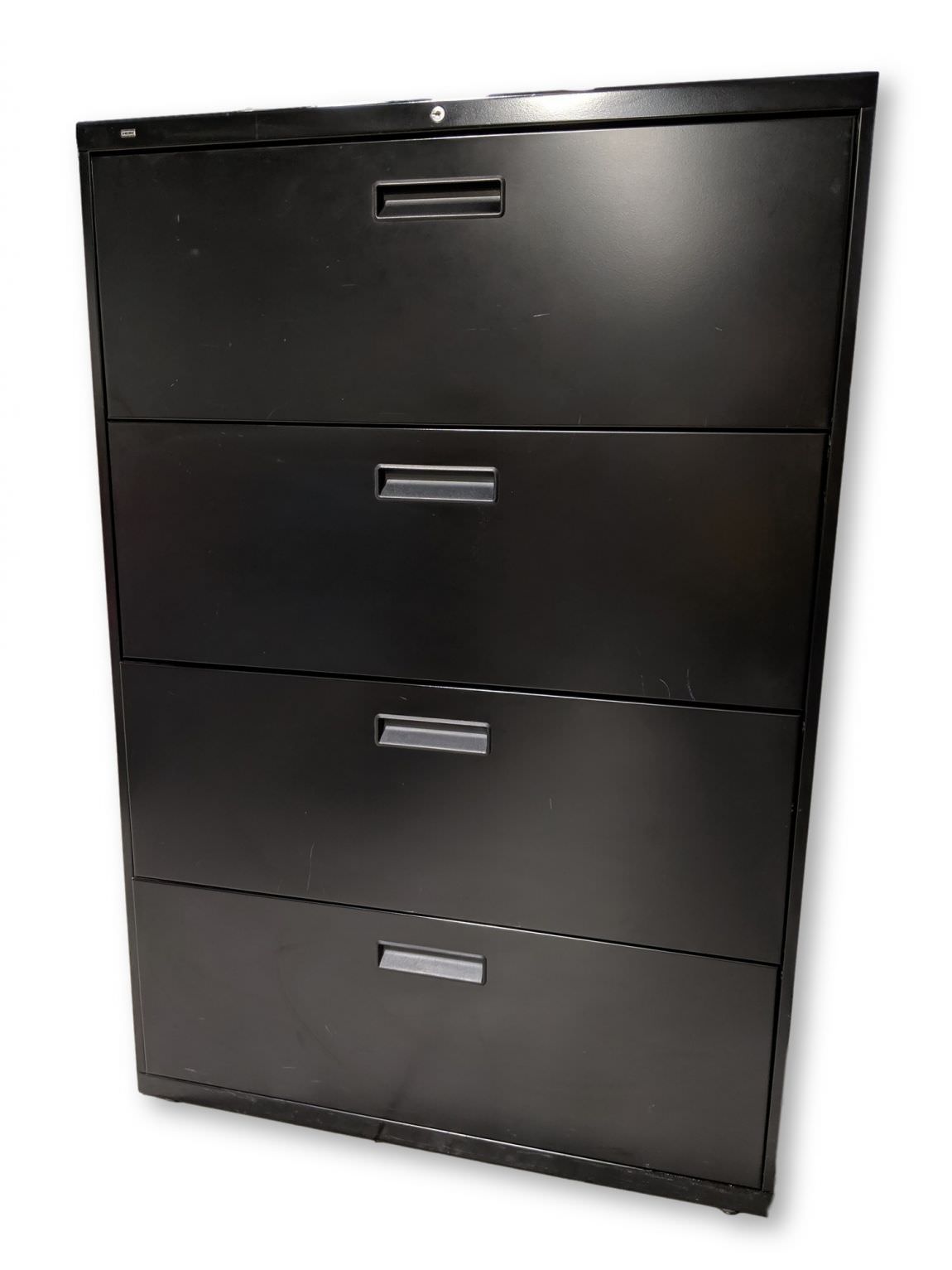Black Hon 4 Drawer Lateral Filing 36 Inch Wide