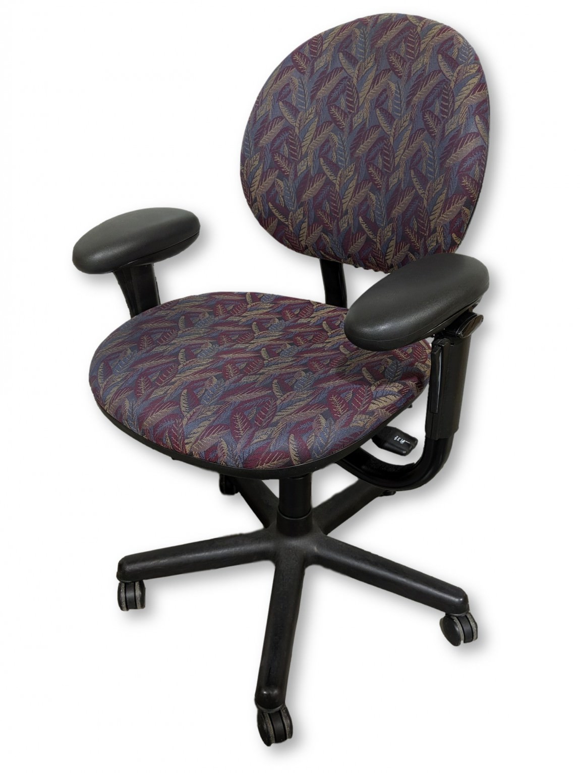 Steelcase Purple Rolling Office Chairs