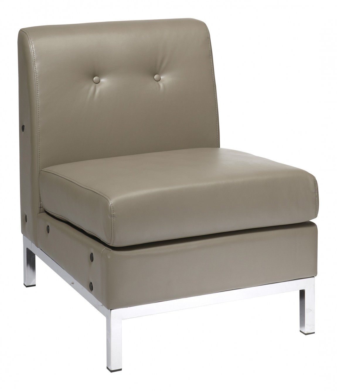 Club Style Armless Chair
