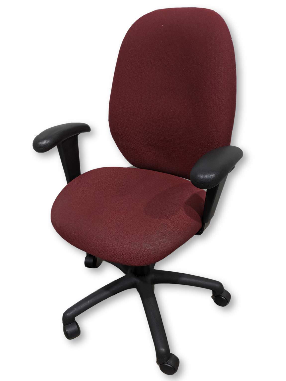 Maroon Rolling Office Chair