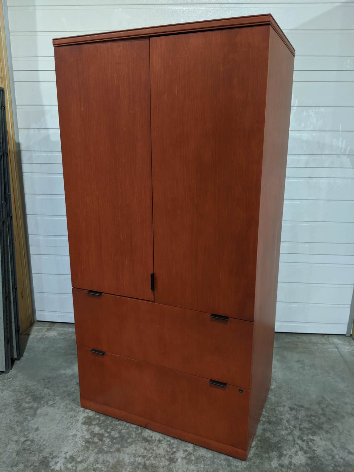 Taylor Solid Wood Cherry Storage Cabinets