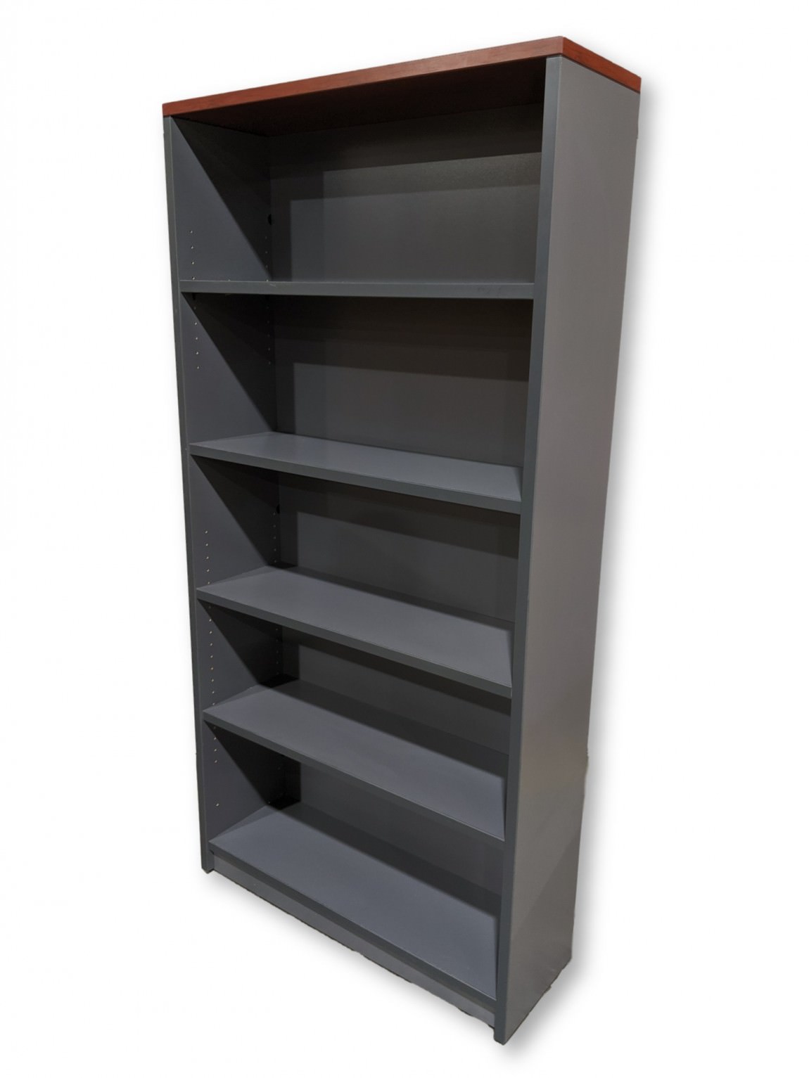 Gray Laminate Bookshelf – 36 Inch Wide