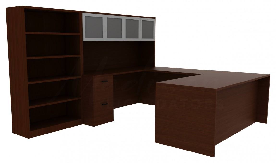 Desk and Bookcase Set