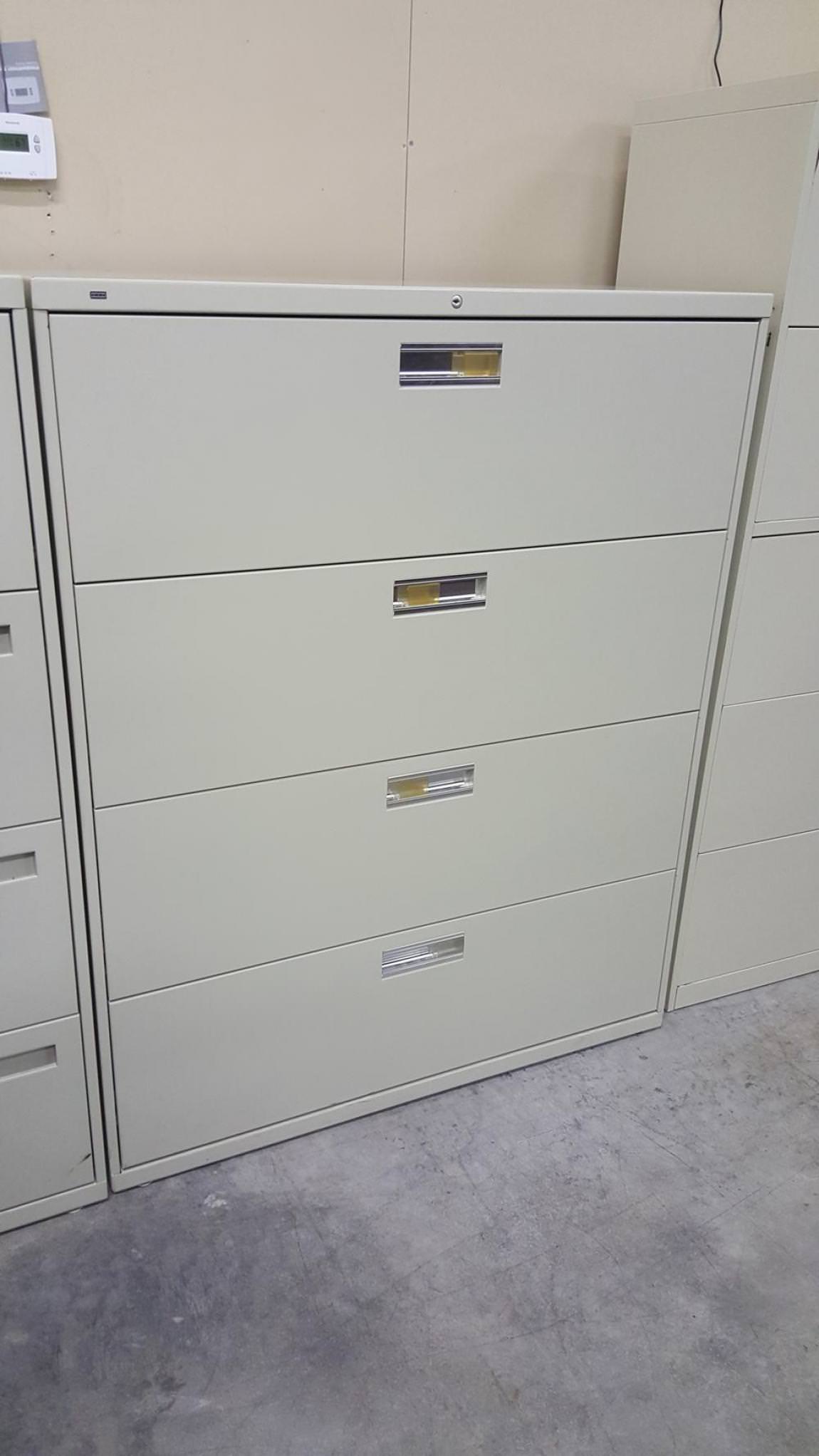 Four Drawer Locking Lateral HON Filing File HON