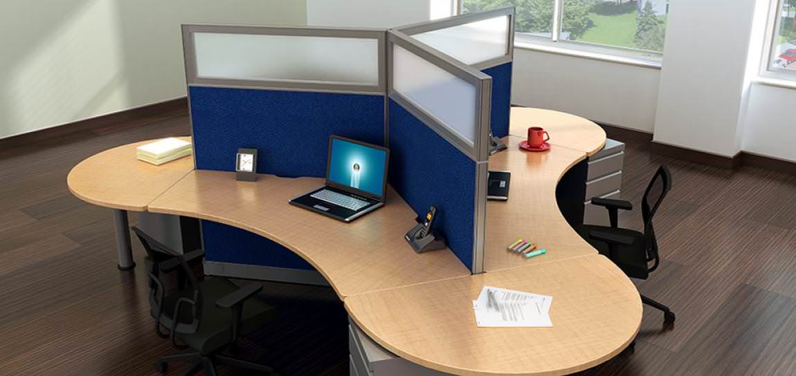 Echo Series Cubicle Desk Workstations