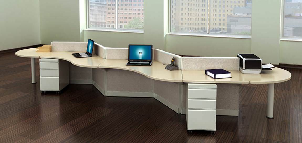 Echo Series Cubicle Desk Workstations