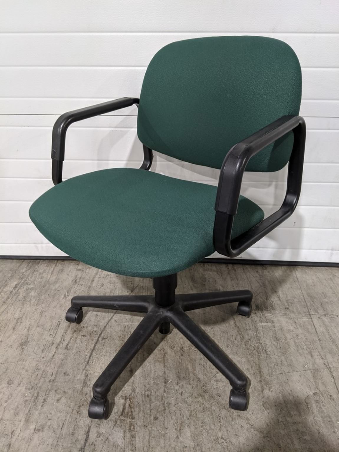 Hon Green Fabric Rolling Swivel Chairs  