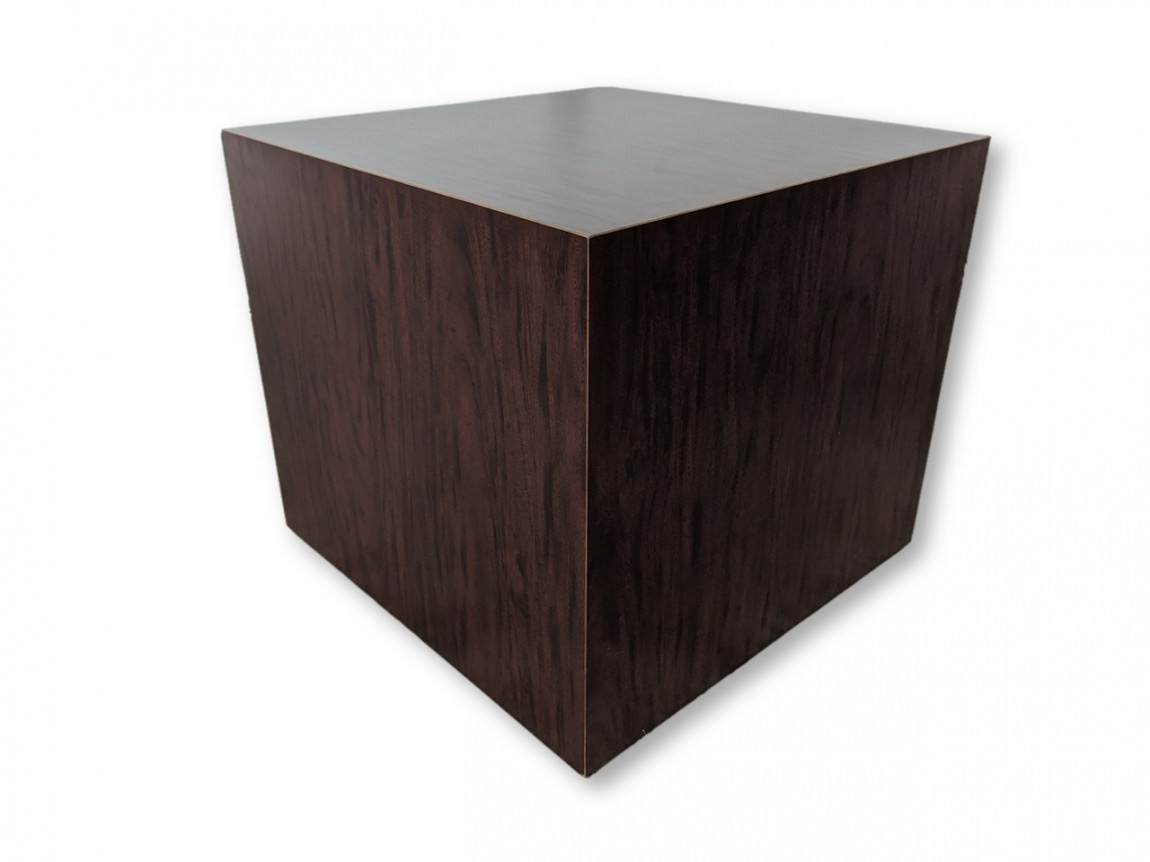 Mahogany Laminate End Table – 24 Inch Wide