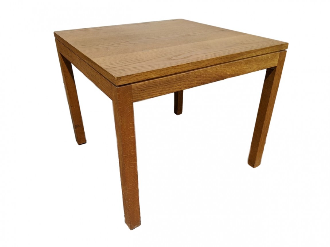 Solid Wood Oak End Table – 24 Inch Wide