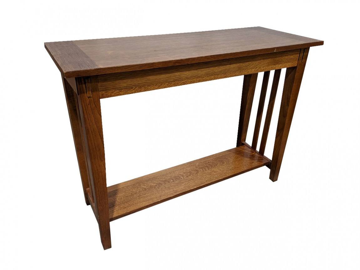 Rectangular Solid Wood Maple Table – 42 Inch Wide