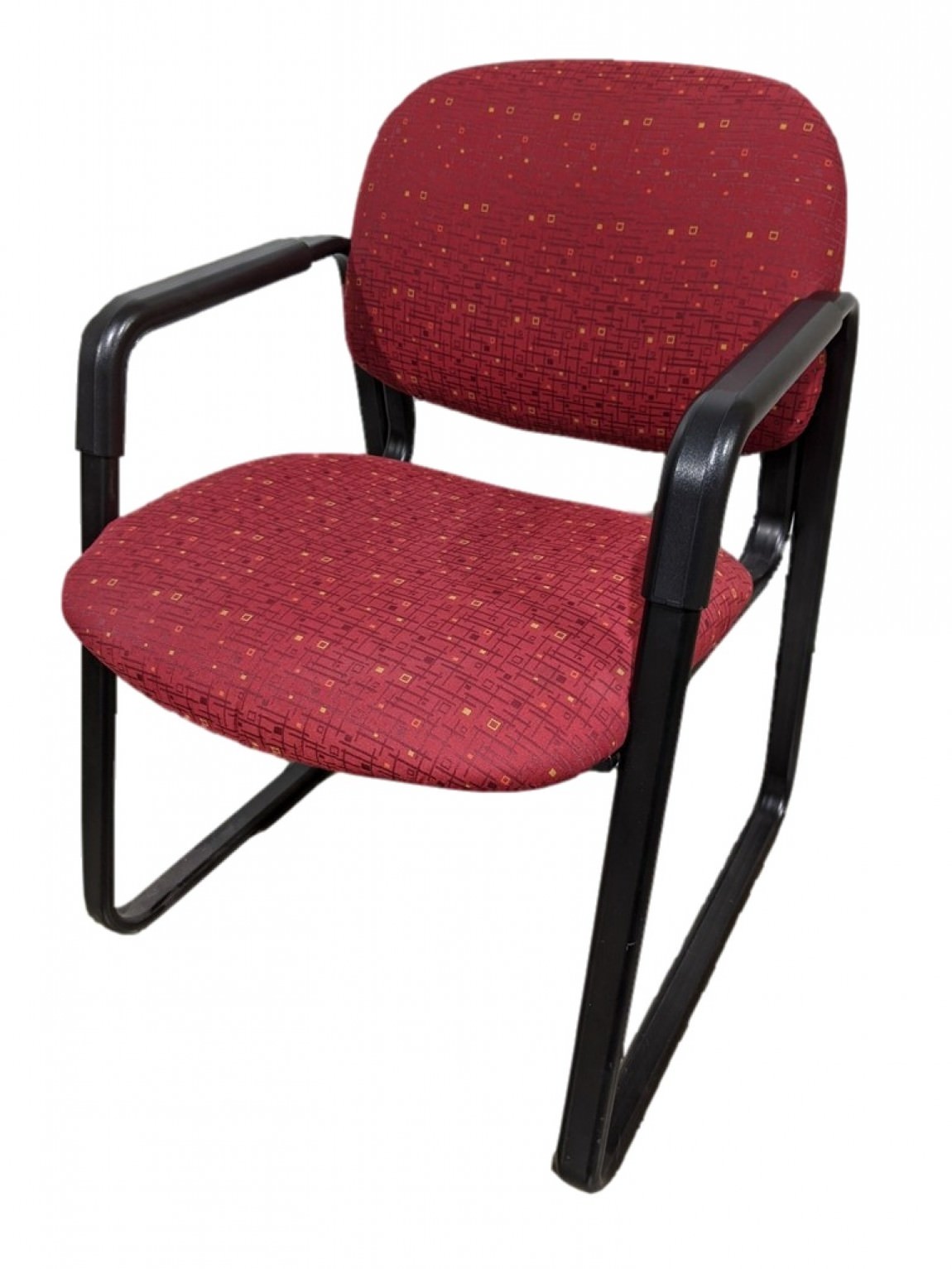 Hon Red Fabric Guest Chairs
