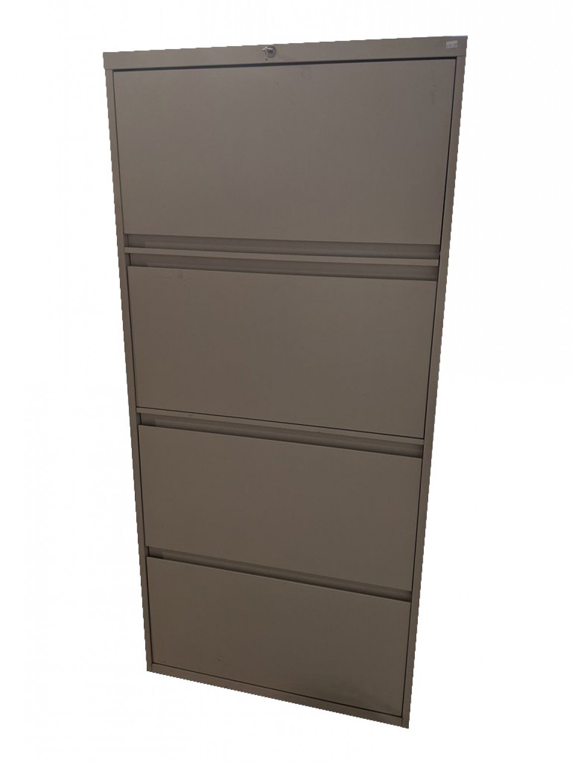 Putty Metal 4 Drawer Lateral Filing Cabinet – 30 Inch Wide
