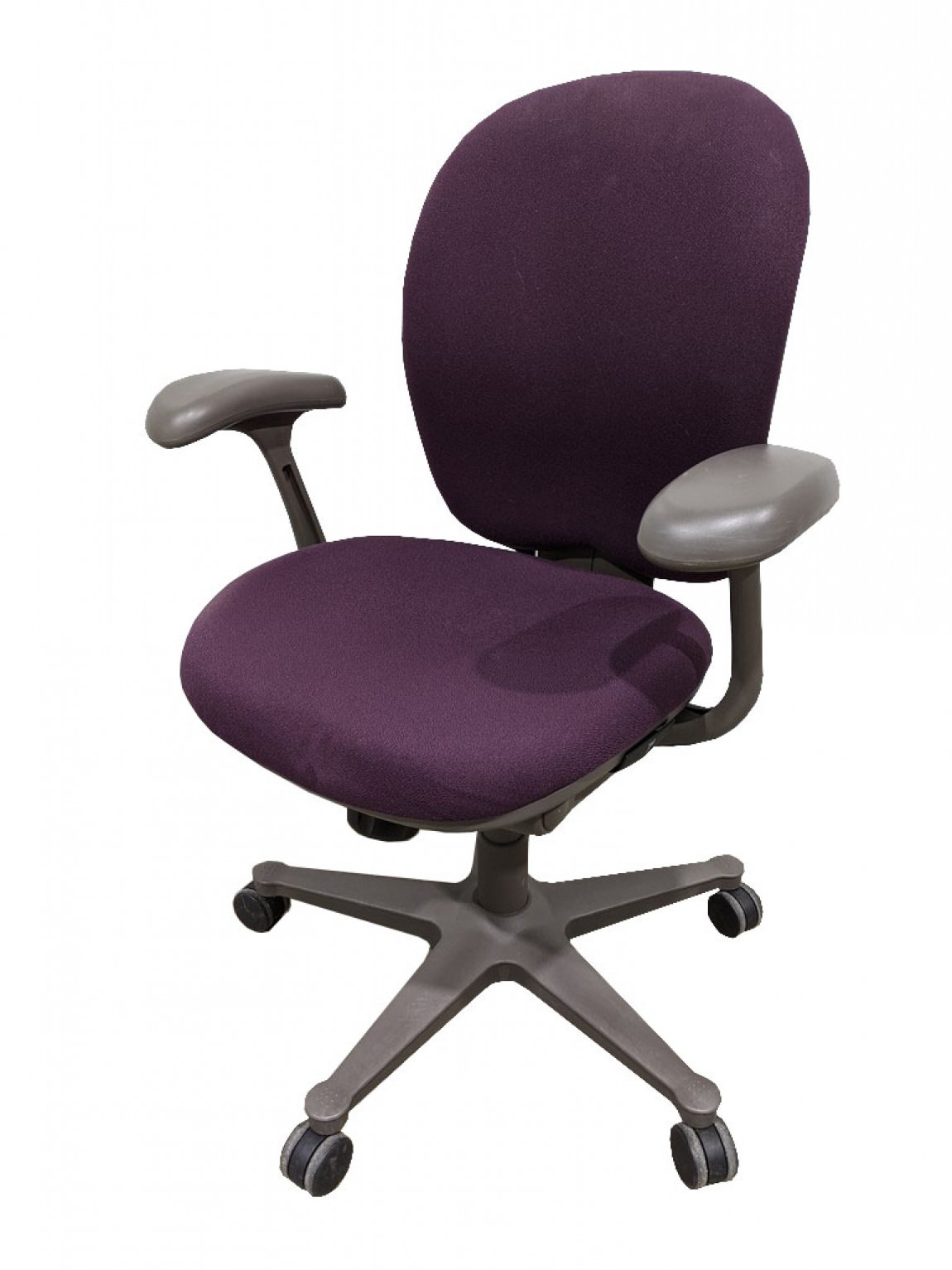 Purple Fabric Rolling Office Chairs