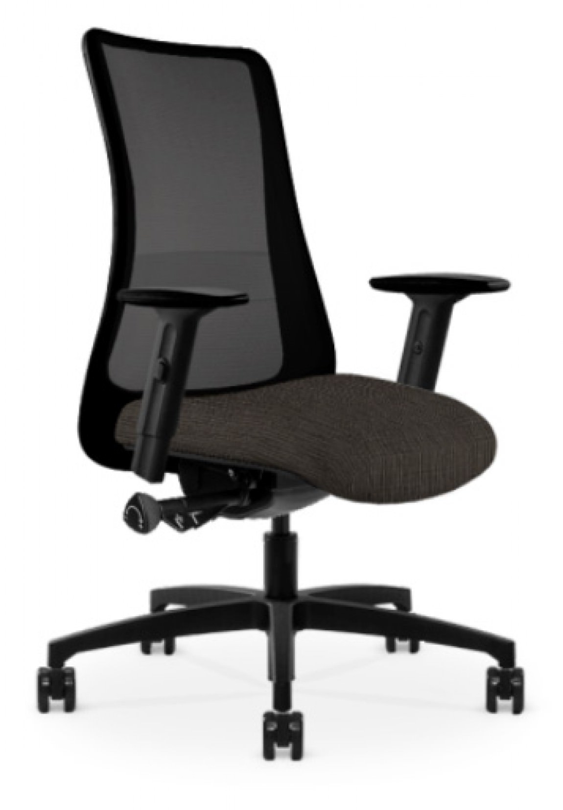 Black Copper Mesh Antimicrobial Office Chair w/ Coal Seat