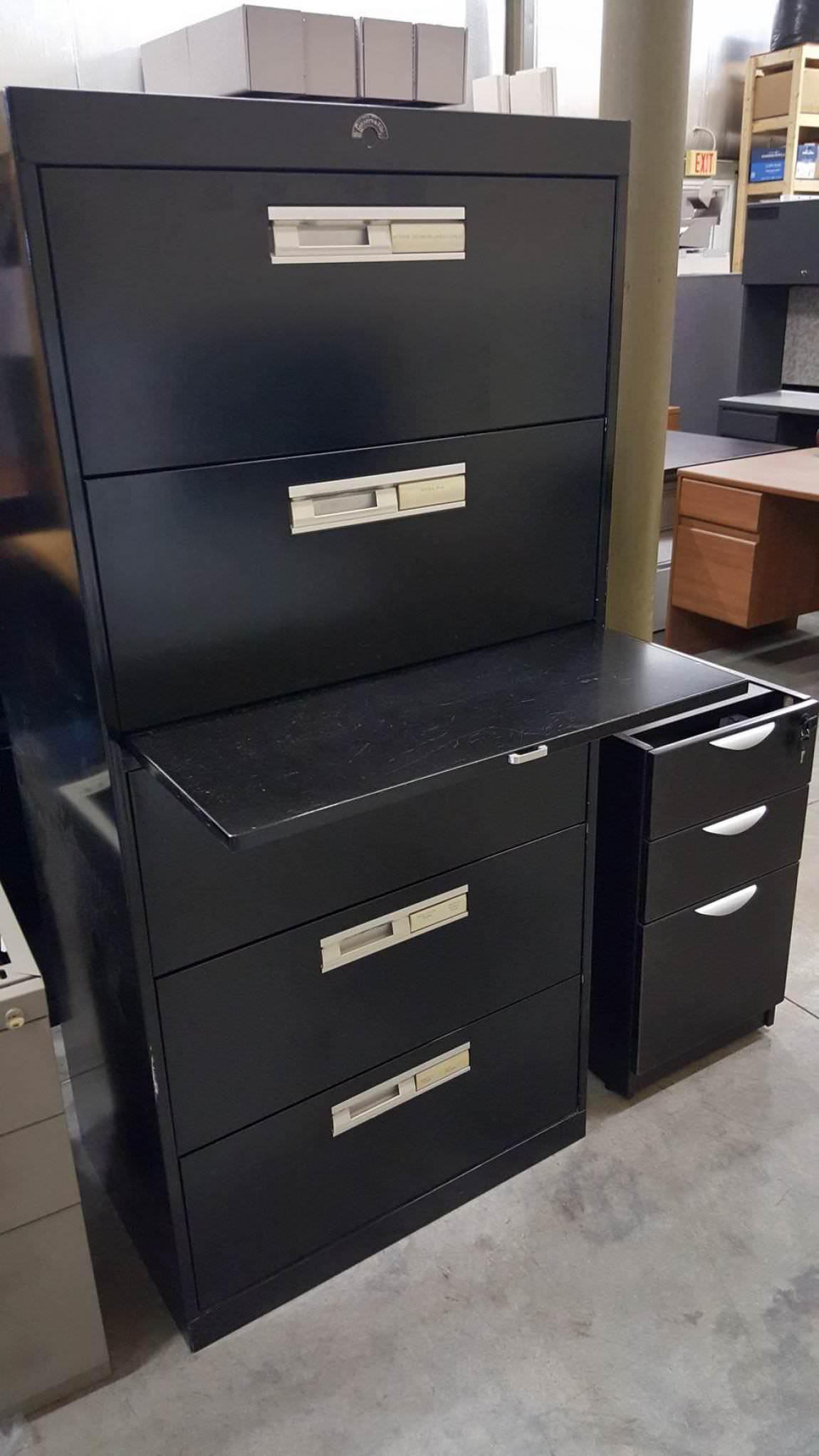 Roll Out ConservAFile 5 Drawer Lateral File