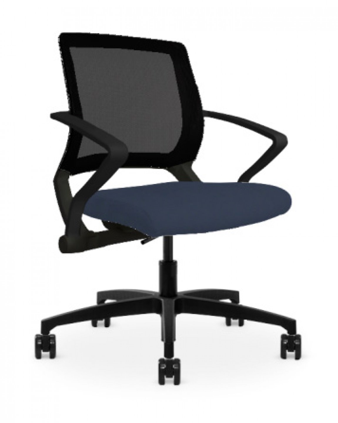 Copper Mesh Back Office Task Chair w/ Blue Seat