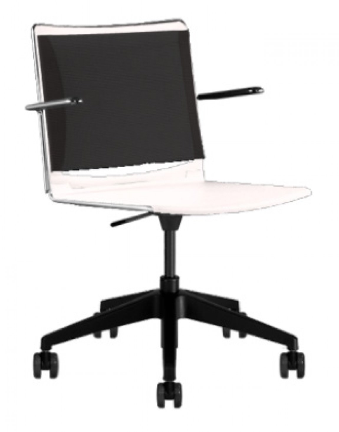 Splash Copper Mesh Office Task Chair w/ White Poly Seat