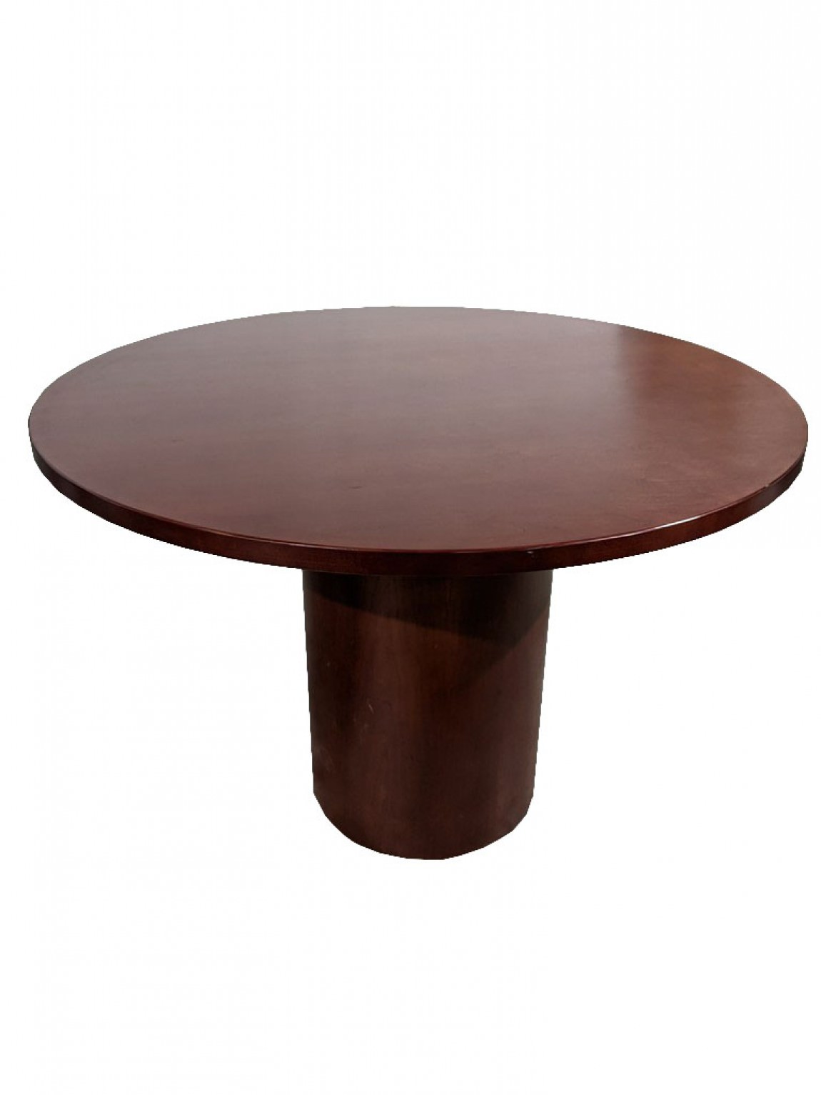 42” Round Solid Wood Mahogany Conference Meeting Table