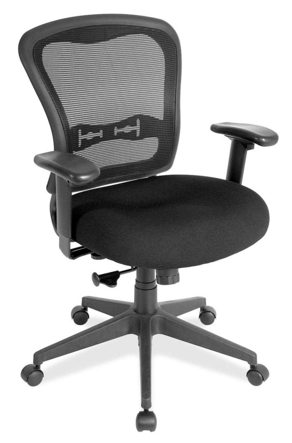 Black Mesh Back Office Chair with Arms