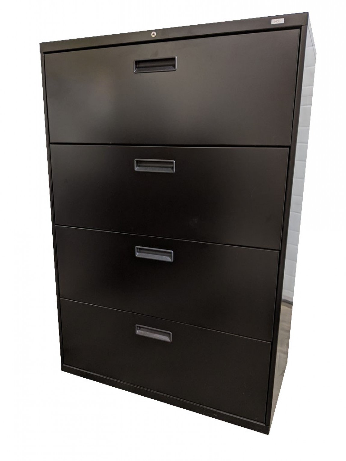 Black Hon 4 Drawer Lateral Filing 36 Inch Wide Hon