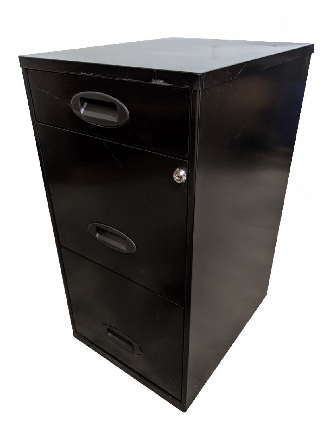 Black Metal Box/Box/File Pedestal Drawers