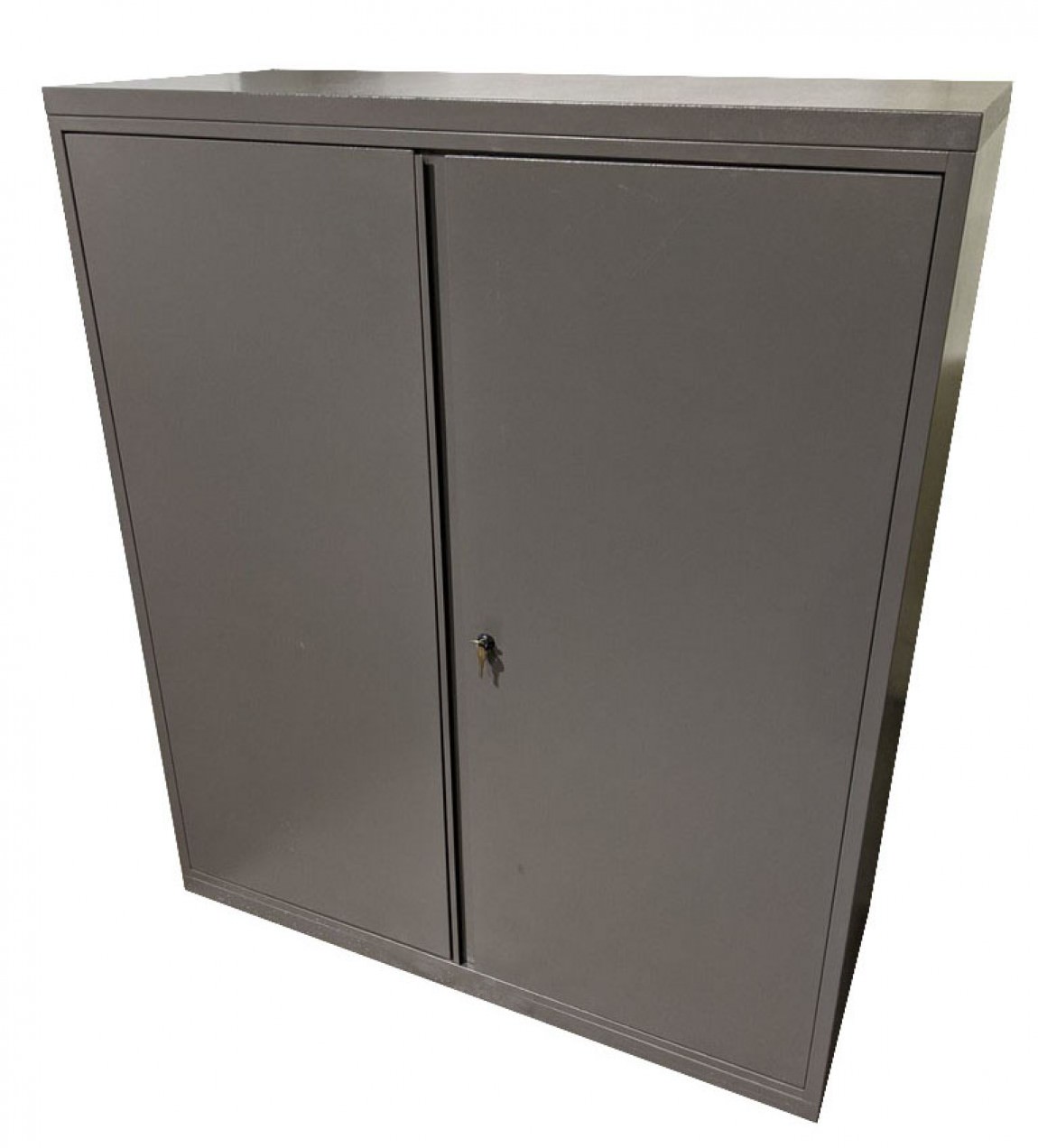 Gray Metal Storage Cabinet – 41.75 Inch Wide