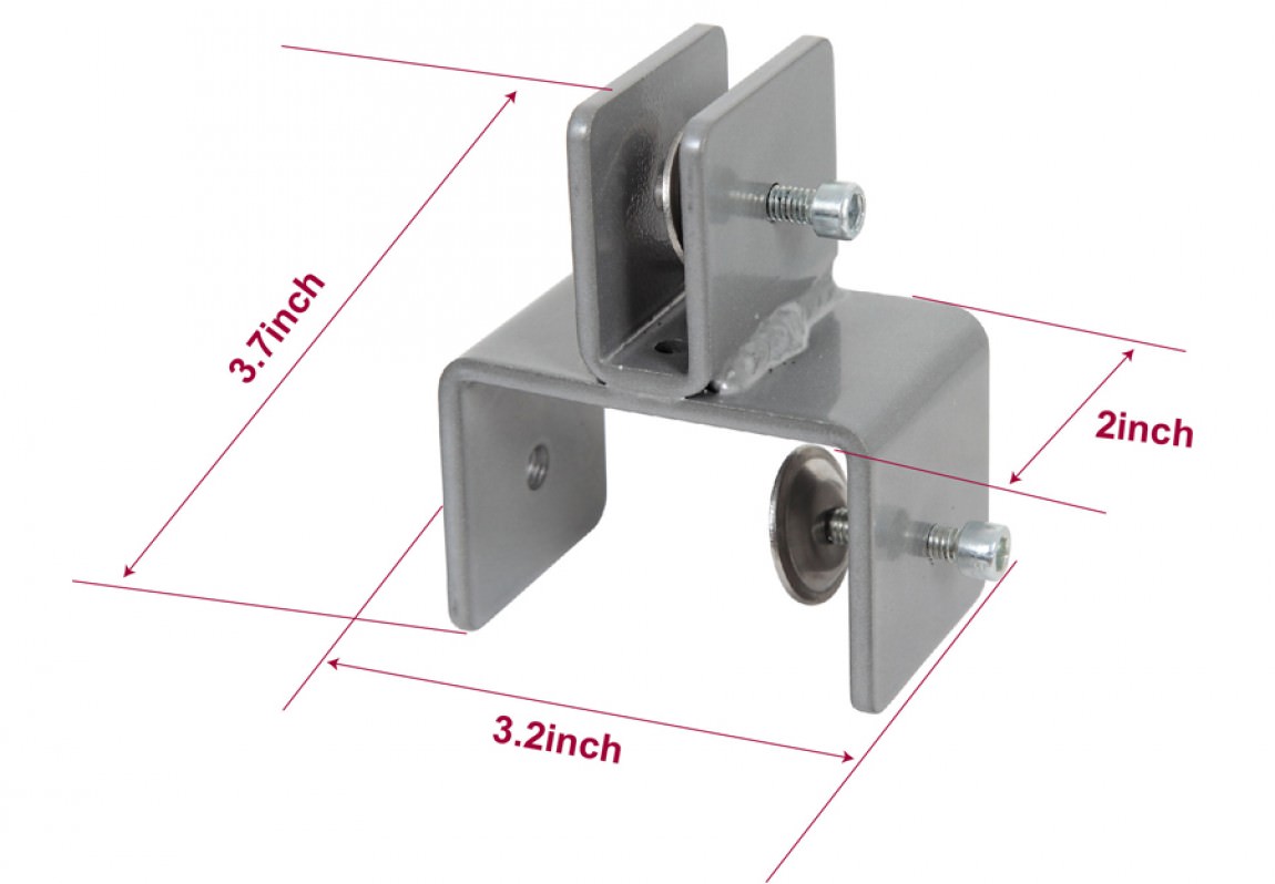 Acrylic Panel Partition Mounting Bracket (Pair)