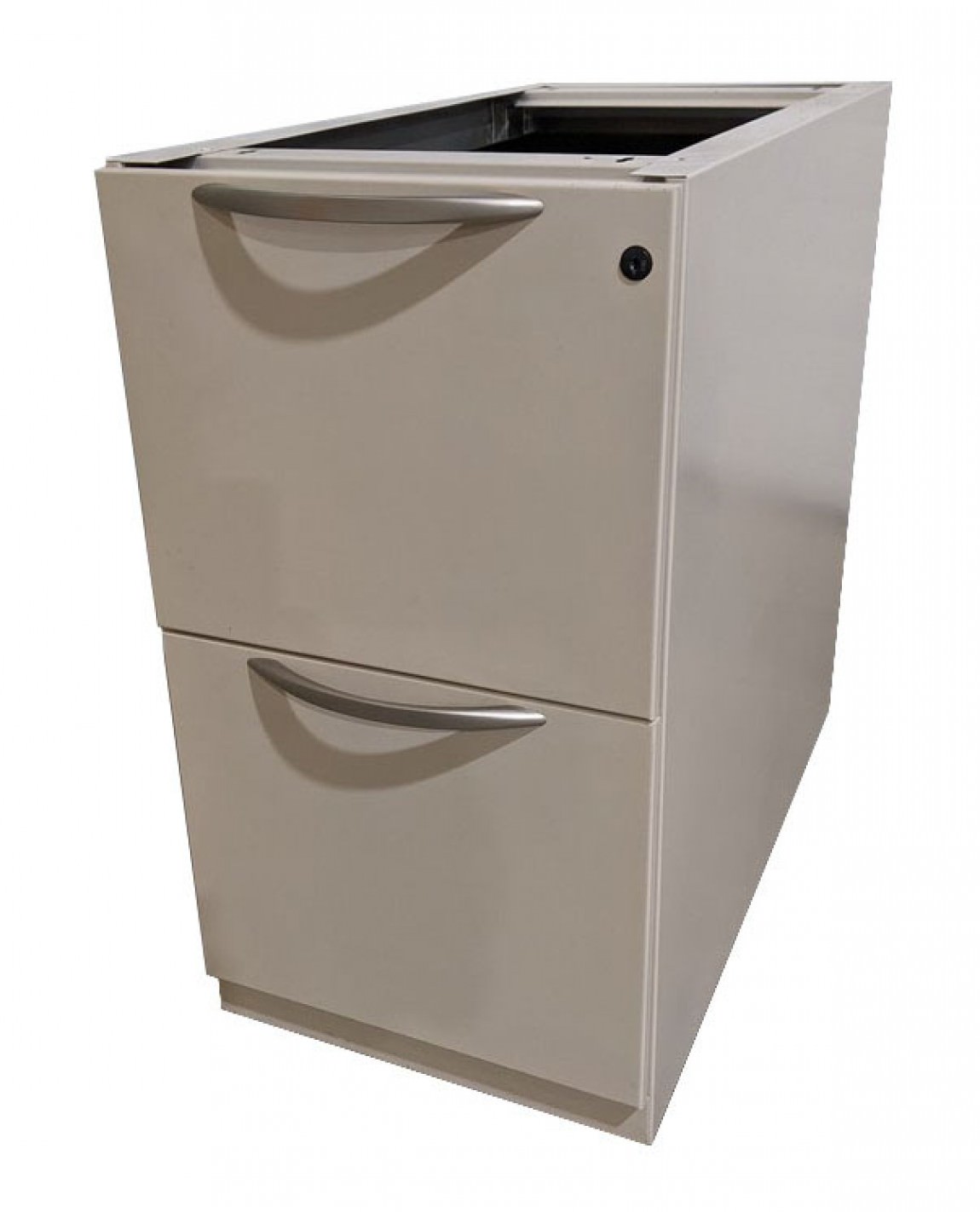 Beige File/File Pedestal Drawers without Top
