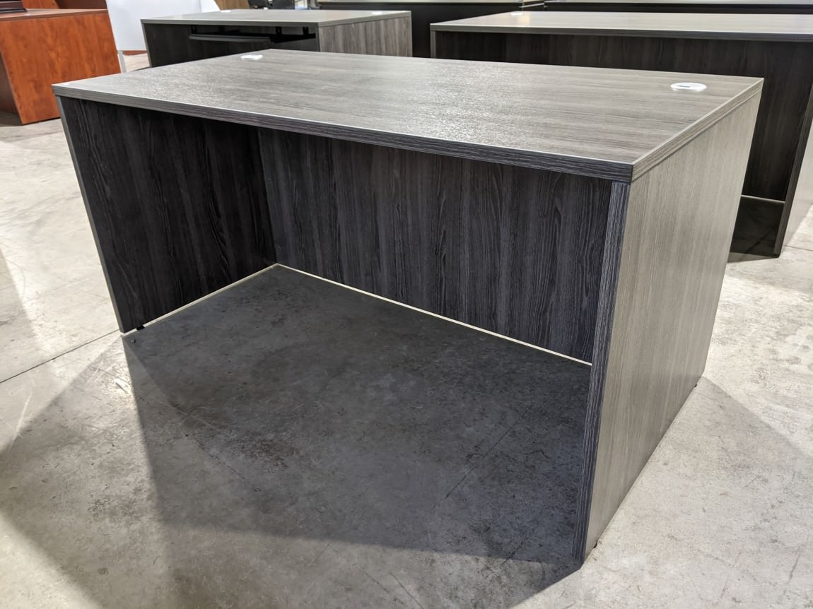 Gray Laminate Rectangular Desk