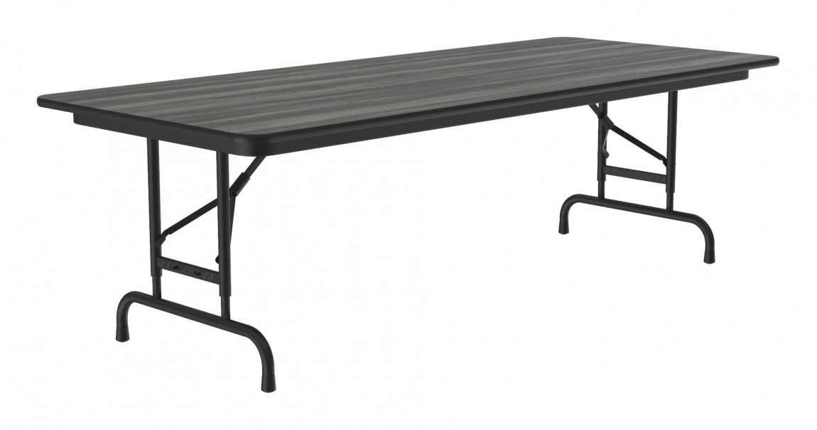 Folding Table with Adjustable Height Legs
