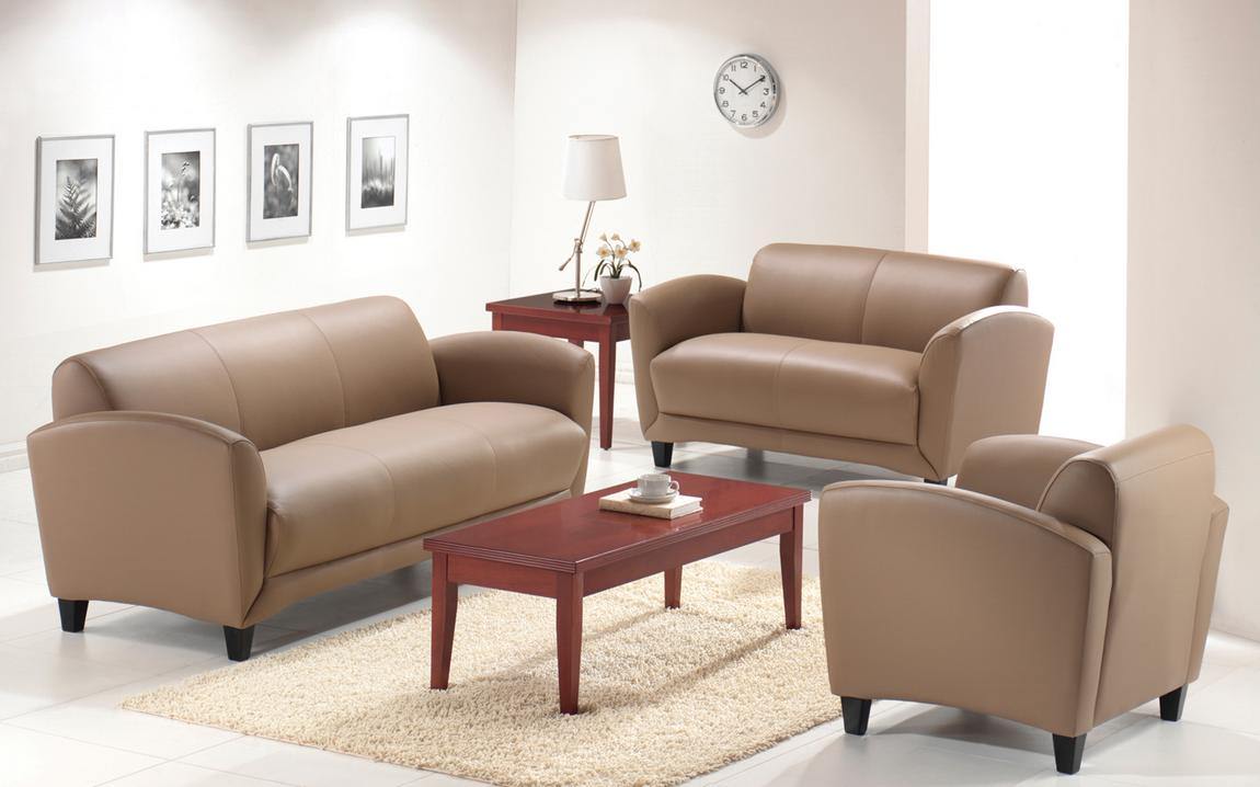 Office Couch, Loveseat and Club Chair Sofa Set