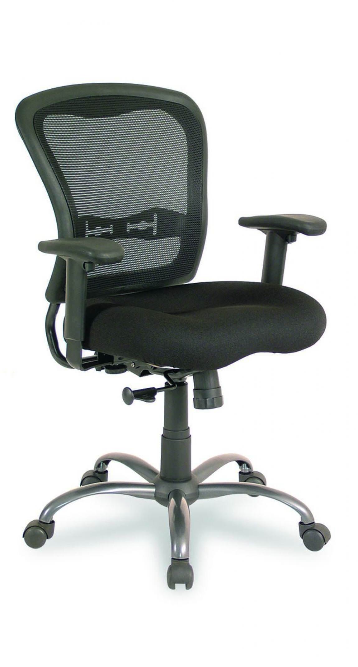 Pace MidBack SyncroTilt Office Chair with Arms Madison Liquidators