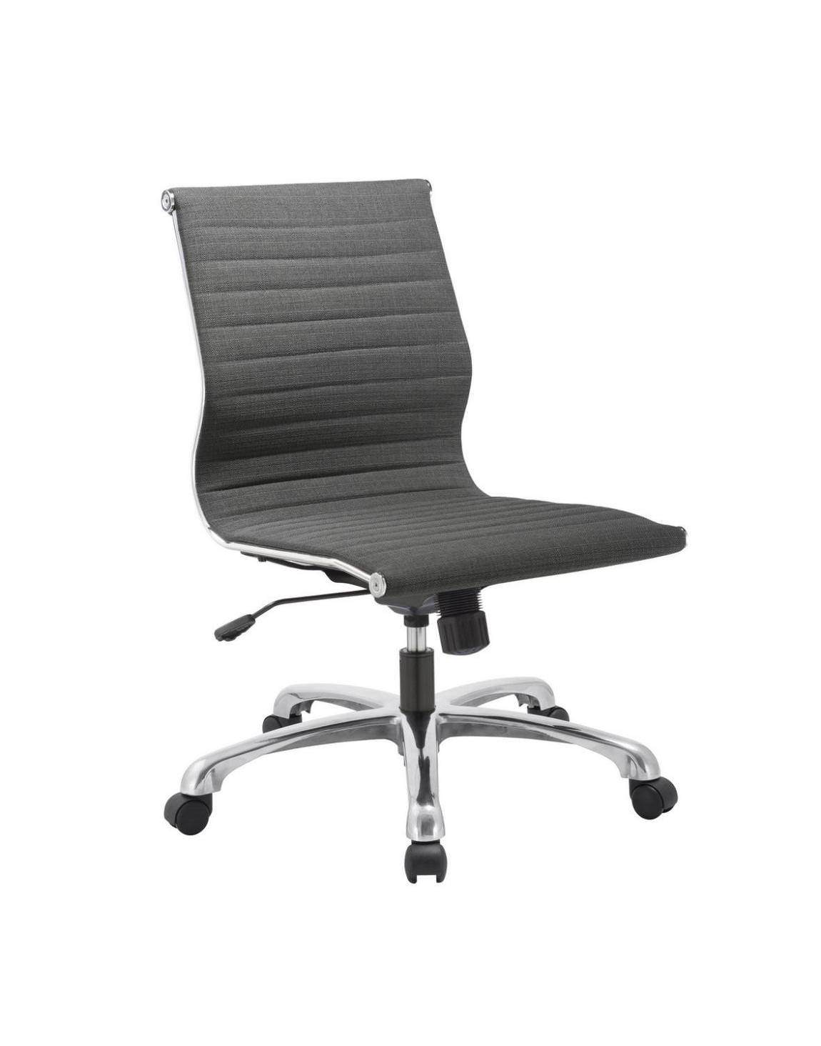 Modern Gray Mid Back Office and Conference Room Chair