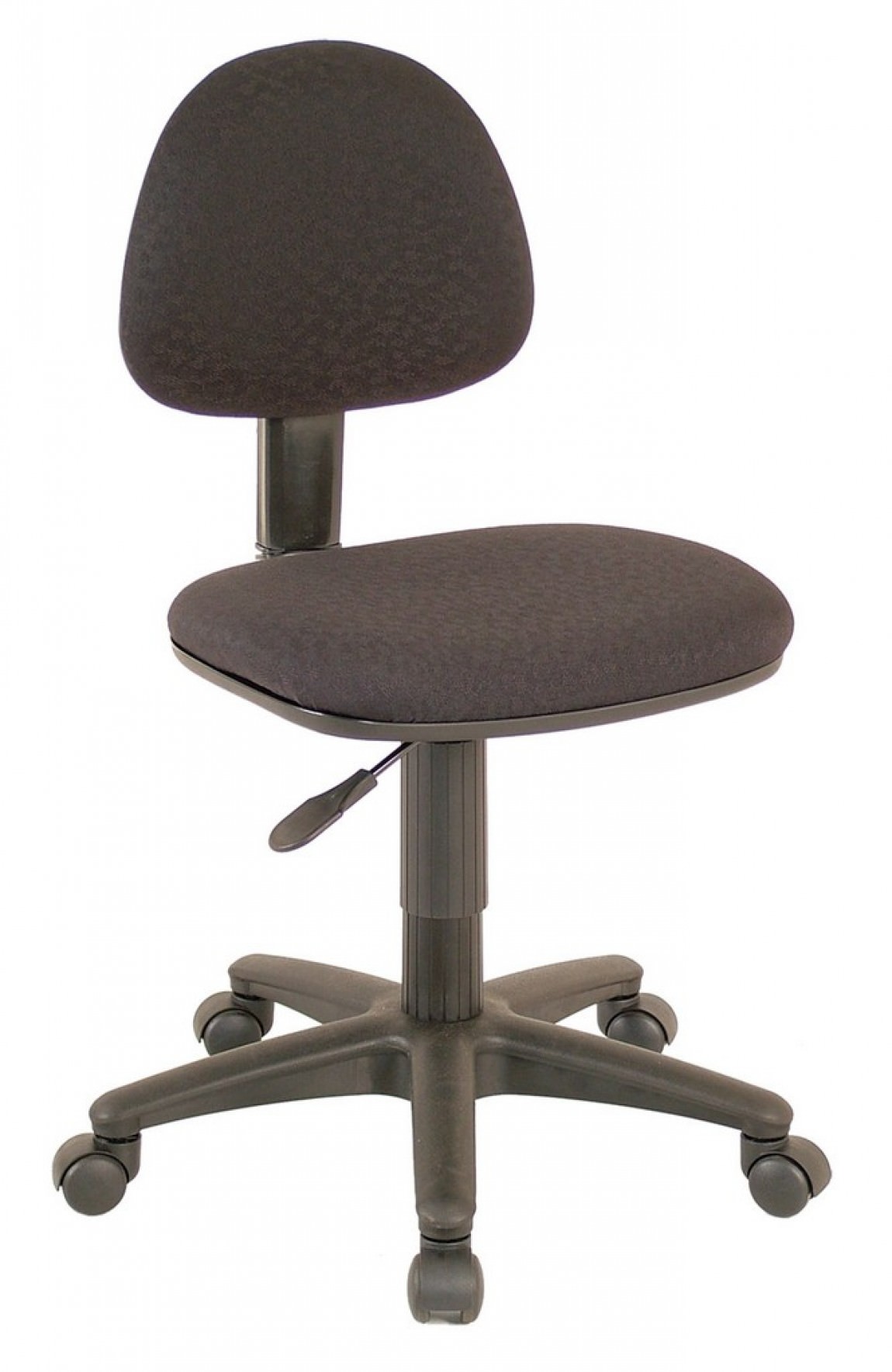 Black Office Task Chair without Arms