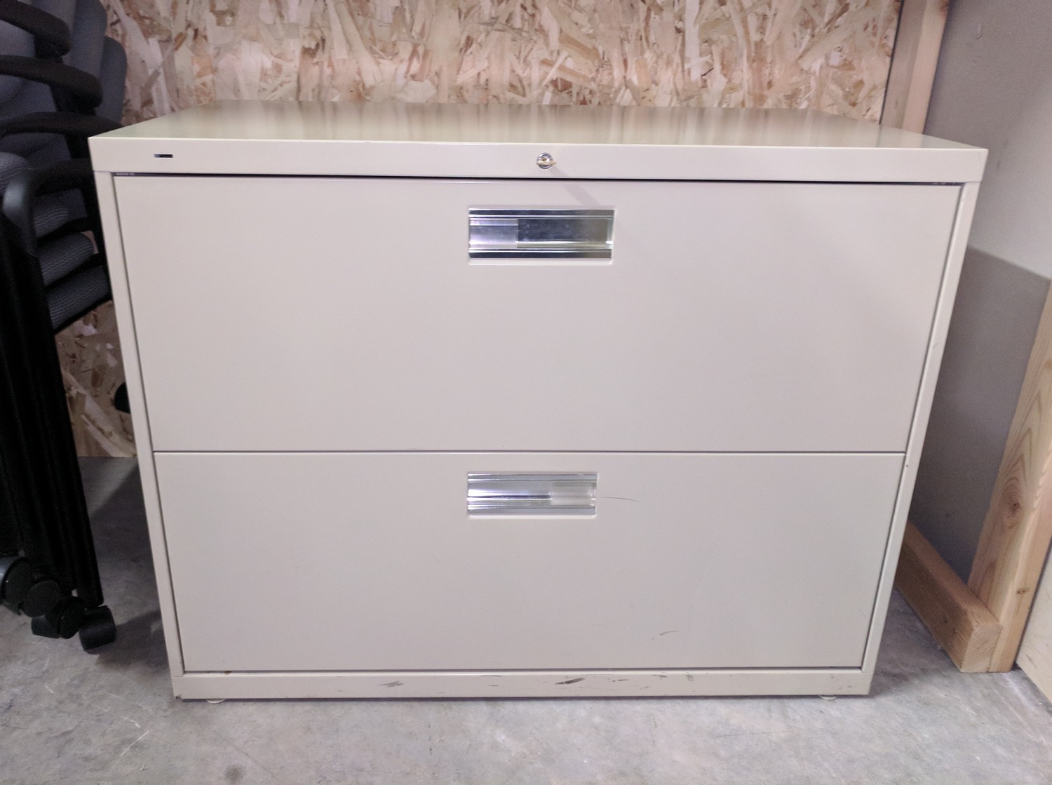 thumbnail image 2 of Metal Storage Cabinet With Lock, 71" Tall Black Garage Cabinet With 2 2 of 14