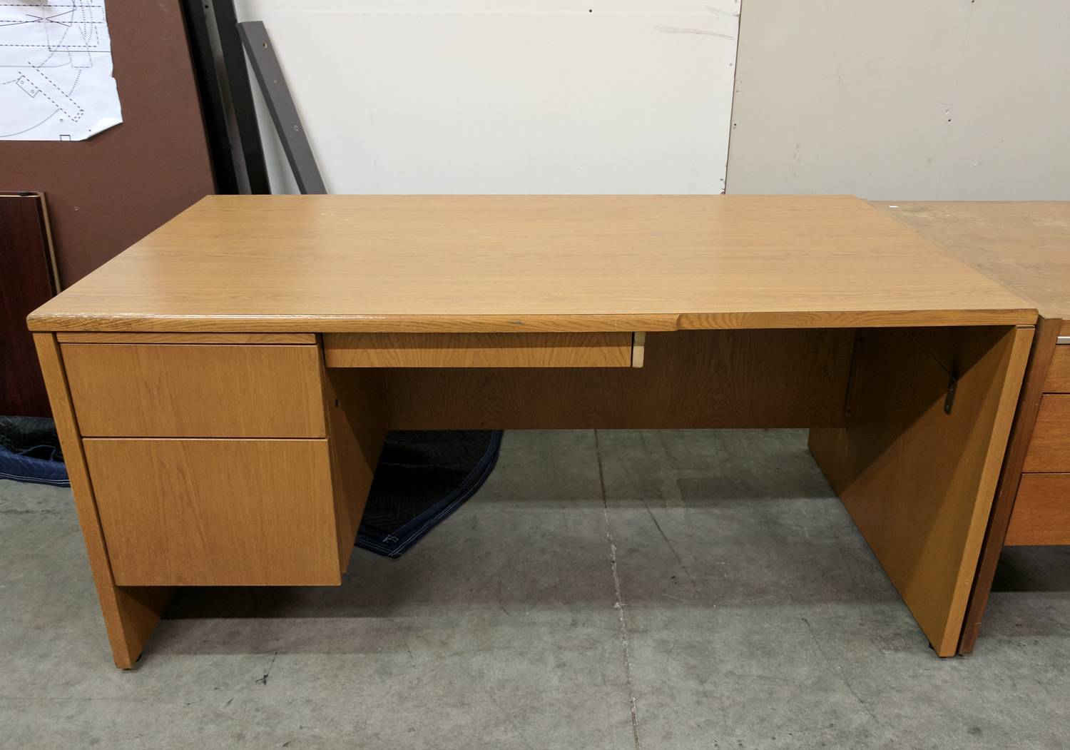 Inwood Office Furniture Blond Desk Madison Liquidators