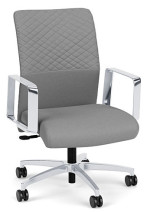 Leather Mid Back Conference Room Chair