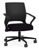 Mesh Back Conference Chair with Fabric Seat
