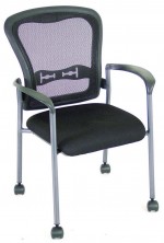 Modern Stacking Chair with Casters