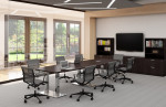 Modern Conference Table and Chairs Set