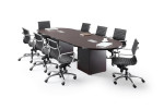 Racetrack Cube Base Conference Room Table and Chair Set